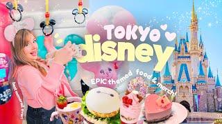 TOKYO DISNEY IN JAPAN!  Our First day exploring Disneyland Tokyo BEST Monorail Themed foods & Merch