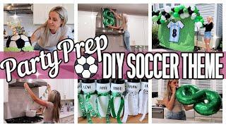 *PARTY PREP* DIY SOCCER THEME PARTY SOCCER CAKE DECOR DIY FAVORS TIFFANI BEASTON HOMEMAKING 2023 ️