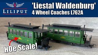 Liliput "Liestal Waldenburg" Swiss SBB Narrow Gauge Coaches | HOe Scale | Model Railway Reviews