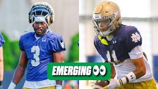 Notre Dame football UPDATE: Young WR emerging, Jaylend Sneed & Tae Johnson standing out