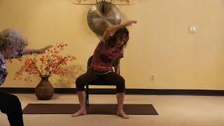 (1 Hr) Chair Yoga to Loosen up your Back! Stretching the Diamond with Sherry Zak Morris, C-IAYT