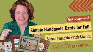 Create Easy Handmade Cards for Fall with Stamps, Ink, and Paper!