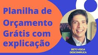 COMO FAZER UMA PLANILHA DE ORÇAMENTO DOMÉSTICO FAMILIAR E CONTROLE DE DESPESAS E GASTOS