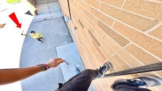 Construction Worker VS Parkour - POV