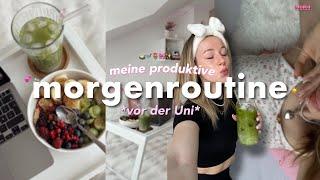 meine *produktive* morgenroutine  vor der Uni | matcha tutorial, skincare & makeup routine