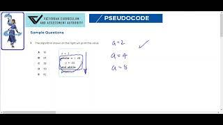 mm34 VCAA Pseudocode 1