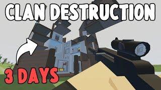 WE RAIDED A CLAN FOR 3 DAYS (Unturned)