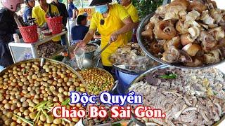 Bà trùm cháo bò, lẩu bò Sài Gòn không có đối thủ khách muốn ăn phải xếp hàng chờ tới lượt