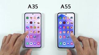 Samsung A35 vs A55 - SPEED TEST