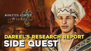 Monster Hunter Wilds Dareel's Research Report Side Quest Guide (Tracktail Lizard Location)