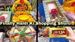 Finally Haldi Ki Shopping Shuru Karli| Itne Bade Lehengo Ke Box Leliye| Family Vlogs