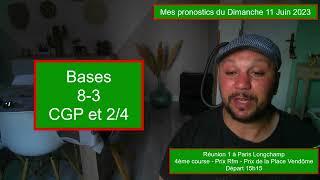 MAX 1-2-3 Turf vos pronostics hippiques gratuits du Dimanche 11/06/2023@max1-2-3turfvospronosticsh2​