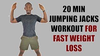 20 Minute JUMPING JACKS WORKOUT FOR FAST WEIGHT LOSS