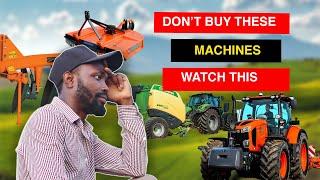 MUST WATCH!!! WHAT ARE THE BEST MACHINES YOU NEED FOR YOUR FARM IN AFRICA?