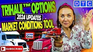 TriHaul and Market condition Tools on DAT One, 2024 udates. #becomedispatcher #freightdispatch