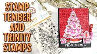 Stamptember Little Christmas Tree with Trinity Stamps - Light Up Card