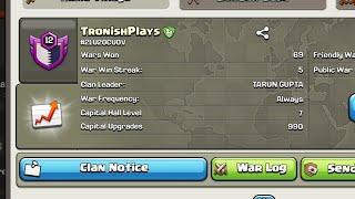 Find Members To Start Clan War  COC || Clash of Clans Live  Stream 