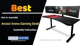 How to Assemble Arozzi Arena Gaming Desk