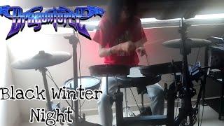 Dragón Force Black Winter Night Drum power metal Cover @luisrockcosgrovedrums #metal