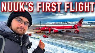 Air Greenland's Inaugural Flight to Nuuk's New Airport