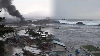 2011 Japan Tsunami - Soma City Port. (Full Footage)