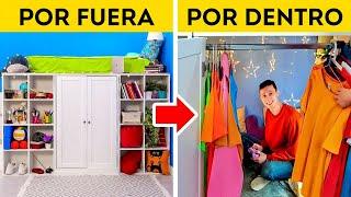 TRANSFORMACIÓN EXTREMA DEL CUARTO || Ideas fantásticas de decoración y manualidades para el hogar