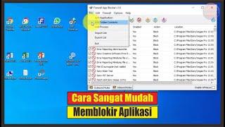 Cara Mudah Memblokir Aplikasi dengan Windows Firewall Dibantu App Firewall Blocker