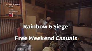 Rainbow 6 Siege Free Weekend Casuals With Arkhamdeception