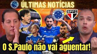 IMPRENSA PAULISTA ESTÁ PREOCUPADA COM O SUPER CRUZEIRO "O SÃO PAULO VAI PEGAR UMA PEDREIRA."