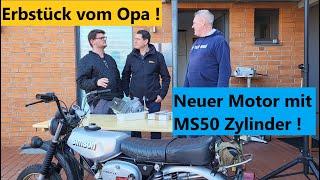 Erbstück vom Opa ! Simson MS 50 Sperber Zylinder und Einbau neuer Motor in S51 Enduro V-Max ?