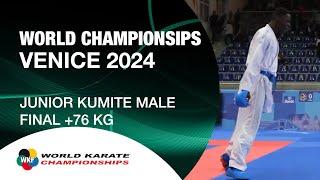 JUNIOR KUMITE MALE +76 KG FINAL | World Cadet, Junior & U21 Karate Championships | WKF