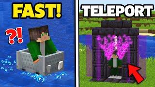 5 Bizarre Ways To Travel in Minecraft!