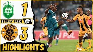 Amazulu vs Kaizer Chiefs Goals Extended Highlights| PSL 2024/25