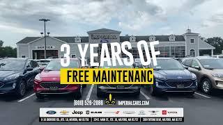 At Imperial Cars Purchase with Confidence With 3 Years Free Maintenance