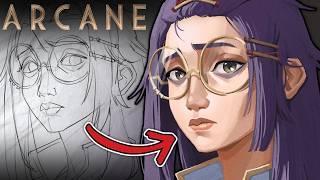 How to draw in Arcane's art style