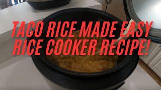 Taco Rice Made Easy: Rice Cooker Recipe!