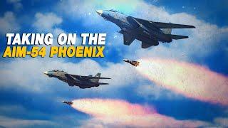 Trying to Dodge the Dreaded Aim-54 Phoenix 3 Tomcats Vs 1 F/A-18C Hornet  | DCS |