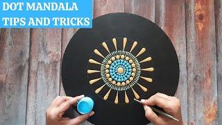 Dot Mandala on MDF | Tips and Tricks | Dot Art | Easy handmade gift | 13 | 2022 | ATM Creations