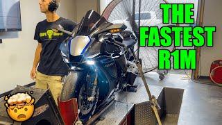 Yamaha R1M SETS Dyno RECORD  | Highest Horepower R1 On Moore Mafia ECU Flash & Dyno Tune