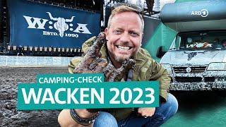 Camping-Check: Wacken 2023, Wohnmobile, Wohnwagen und viel Schlamm | ARD Reisen