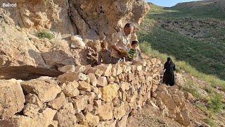 Professional tricks for laying the stone wall of the shelter with your own hands