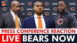 LIVE: Chicago Bears Press Conference Reaction Ft. Kevin Warren, Ryan Poles & Thomas Brown | NEWS