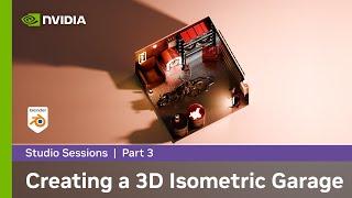 [Blender] Creating a 3D Isometric Garage w/ 3D Cube Visionary Part 3: Modeling Continued