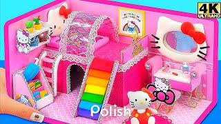 Building a Miniature Clay House for Hello Kitty 