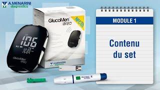 Module 1 - Contenu du Set - Menarini GlucoMen Areo