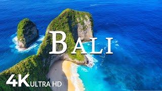 FLYING OVER BALI ISLAND (4K UHD) - Soothing Music Along With Beautiful Nature Video - 4K Video UHD