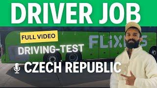 bus driver job test in Czech Republic full details