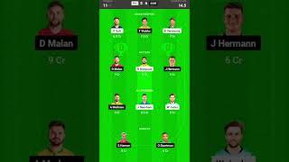 PRC vs SUNE Dream11 Team #sports #fantasy #shorts