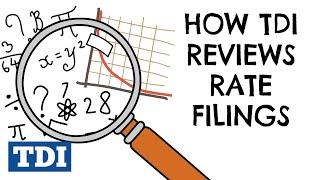 How the Texas Department of Insurance reviews rate filings