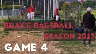 Bray's Baseball Season // GAME 4// Southeastern League// 2023 #wedalife